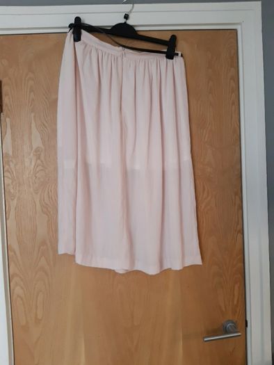 New River  Island  Light Pink Sheer Skirt. S.12