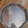vintage cavallier octagonal silver plated tray Image 2