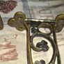 Beautiful Antique Towels Holder, with a clover scrollwork pattern and a curved Claw design Irish Made maybe Chancellor & Sons (often stamped as C&S)Location: Lower Sackville Street, Dublin, Ireland Active Era: Mid-to-late 19th century and early 20 Image 2