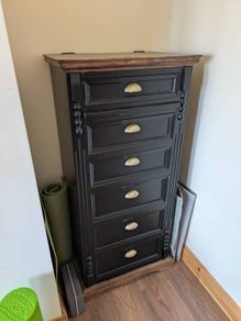 Solid Wood Tall Boy Drawers