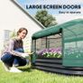 Galvanised Raised Garden Bed Kit with Self Watering System and Mesh Cover, Garden Boxes, 6x3F Image 5