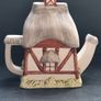 Vintage Thatched Cottage Teapot Image 3