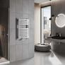 NEW - Bathroom radiator 800 x 500 mm, 287 W, chrome Image 9
