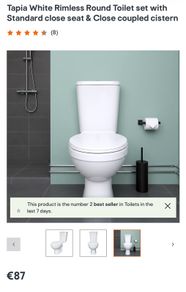 brand new toilets