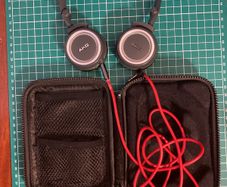 AKG K450 headphones with case