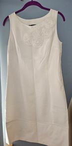 Cream dress, size 8