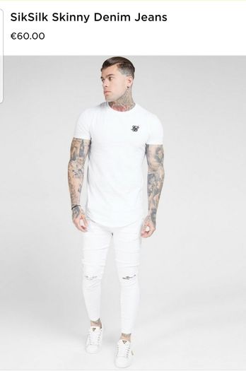 White Siksilk Jeans