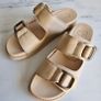Unisa Cutler NS Butter beige buckle soft leather sandals RRP 115 euro dize UK 5 EU 38  new & boxed Image 2