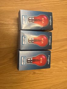 Fireglow bulbs x3