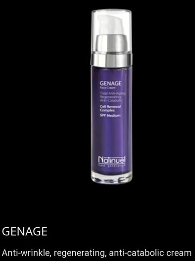 Natinuel Anti-wrinkle, regenerating, anti-catabolic cream GENAGE 50 ml  new