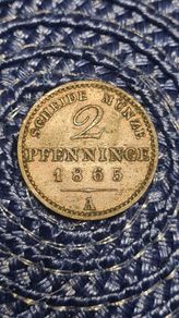 Germany.  180th of Thaler 2p 1865