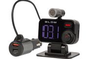 New LCD FM Car Transmitter Bluetooth 5.0 USB Quick 3.0 Charger Microhpone #1097