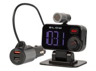 main image for ad New LCD FM Car Transmitter Bluetooth 5.0 USB Quick 3.0 Charger Microhpone #1097