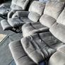Grey 3+2 sofa recliner set Image 5