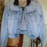 River Island Denim and Faux Leather Jacket Size 10 Image 3