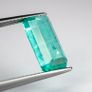 Natural 3.12ct Emerald. Rectangular Step Cut Certified Antwerp Lab Image 2