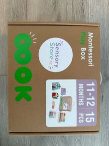 Montessori sensory play 11-12 months similar to lovevery toys