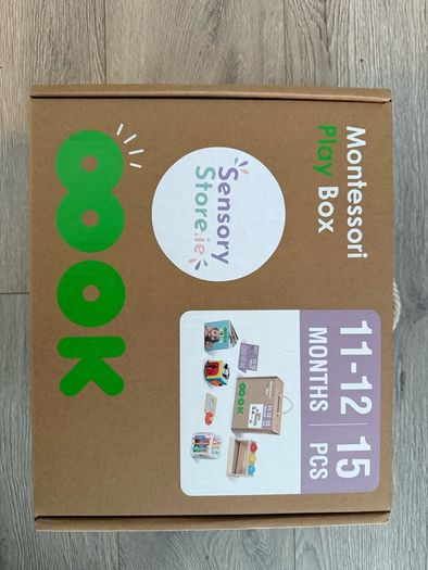 Montessori sensory play 11-12 months similar to lovevery toys