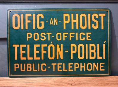 An Post Tin Metal Sign