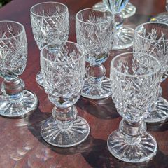 Six Waterford Liqueur Glasses
