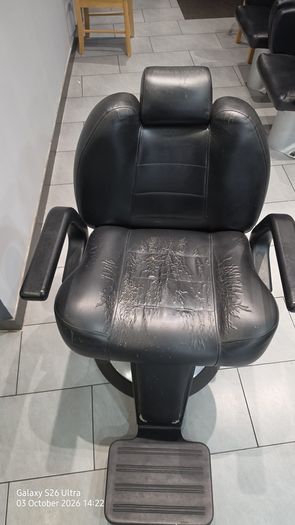 2 barber chairs & 2 chairs