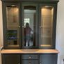 Dark green & birch kitchen cabinet Image 7
