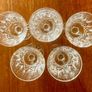 Five Waterford Crystal Lismore Wine Glasses, 1960s. Image 3