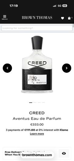 CREED Aventus 100ml niche parfum