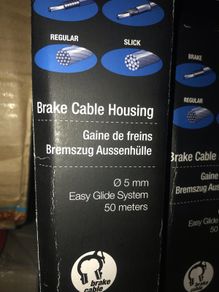 2x brake cable br-x19 black XLC product brand new 50m each
