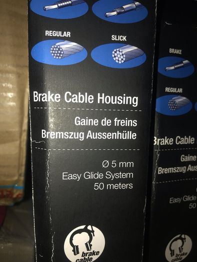 2x brake cable br-x19 black XLC product brand new 50m each