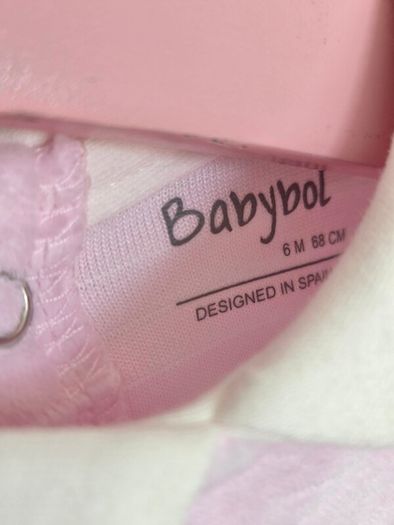 6m, Brand-New Babybol Pink Soft Baby Dress