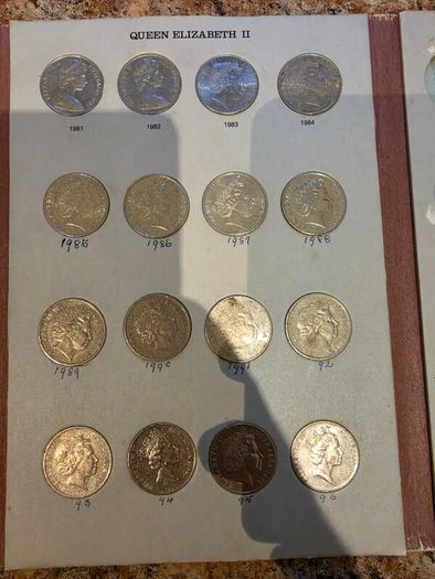 Australia 20 and 50 Cent Coin Album in Presentation Holder