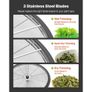 Bud Leaf Bowl Trimmer, 600 mm Manual Bud Trimmer, with Sharp Stainless Steel Blades, Visual Cutting, Wet & Dry Hydroponic Cutting Machine Image 5