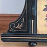 1886 Victorian Aesthetic Movement Ebonised & Gilt Overmantel Mirror Image 6