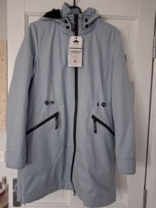 Spanish brand Revermile Winter Coat - Light Blue - EU40 UK10 - BNWT RRP 180