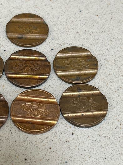 Telephone Token Italian lot of 7