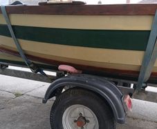 15ft lough sheelin lake boat and trailer.