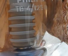 Vintage Philips TB4/1250 transmitting triode vacuum tube,