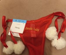 ladies briefs Santa baby