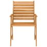7 Piece Garden Dining Set Solid Acacia Wood Image 5