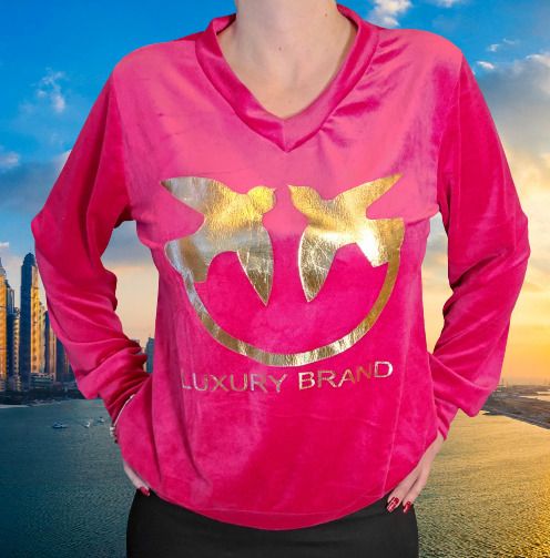 Velor sweatshirt