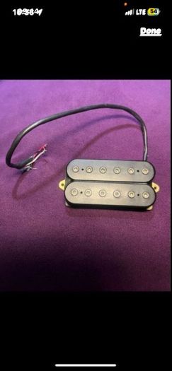 Dimarzio DP153 FRED Joe Satriani Signature  Humbucker Pickup Black Regular Spaced made in USA The DiMarzio DP153 FRED Pickup is for neck and bridge positions electric guitar parts accessories