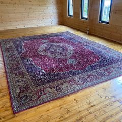 Huge antique all wool rug