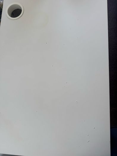 white desk