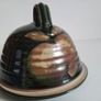 Studio pottery Cheese Dome, pottery butter dish Image 10
