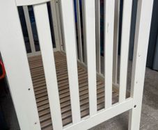 cot bed and matress