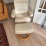 Ekornes Stressless Armchair and Footstool Image 3