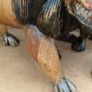 A Magnificent Pair Of Nineteenth Century Hardwood Lions(3.3kgs) Image 7