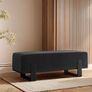 Aria Modern Velvet Bench with Gold Metal Legs Elegant Hallway 100cm Image 3