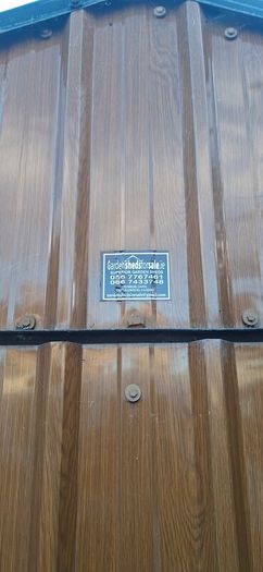 Stainless Steel Garden Shed